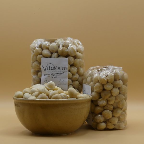 Bio - Macadamiakerne roh, 400g
