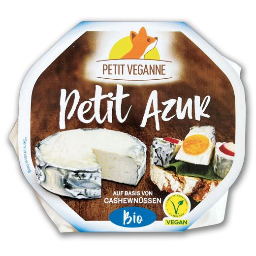Bio - Cashewkäse Azur, wie Blauschimmelkäse, 130g, unpasteurisiert