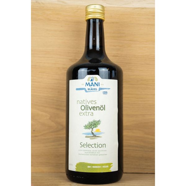 Bio - Olivenöl beste Qualität, mechanisch bei 30°C gepresst, 1000ml