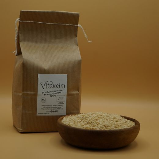 Bio - Langkornreis natur, gekeimt 900g