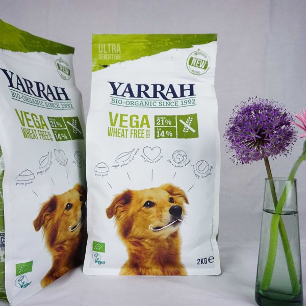 Bio-Vega weizenfreies (wheatfree) Trockenfutter von Yarra