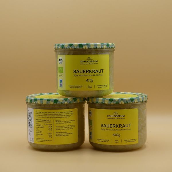 Bio - Sauerkraut roh (unpasteurisiert)