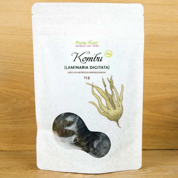 Bio - Kelp (Kombu) in Rohkostqualität, 25g