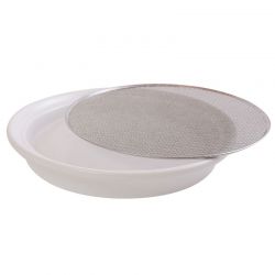 Keramik-Kressesieb weiß 21,5cm